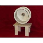 Kolotoč 21,5 cm s platformou, dřevo + hliník