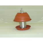 Ptačí krmítko, venkovní, hliník + plast