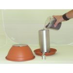 Ptačí krmítko, venkovní, hliník + plast